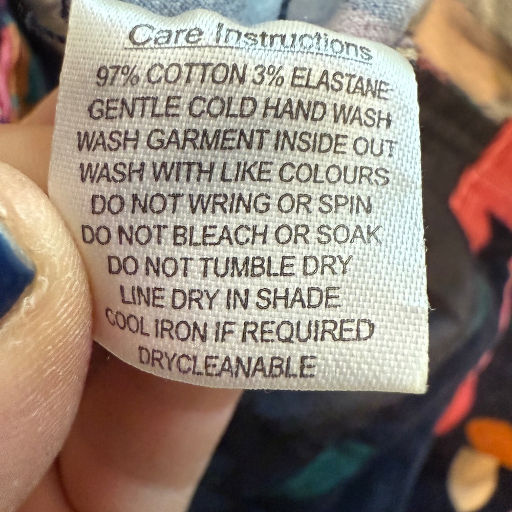 Princess Highway Jamie Corduroy Pants Floral Print Size 8 - Picture 8 of 8